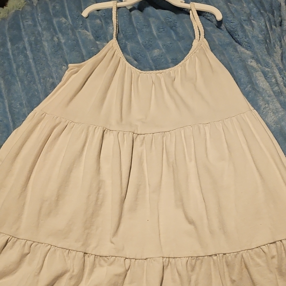 Old Navy Cream Sleeveless Dress